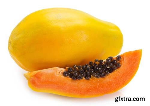 Papaya Isolated - 10xJPGs