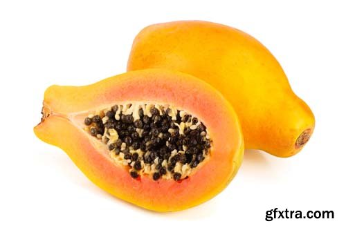 Papaya Isolated - 10xJPGs