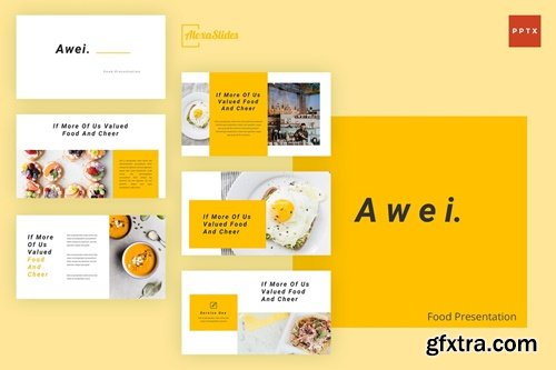 Awei - Food - Powerpoint, Keynote, Google Slides Templates