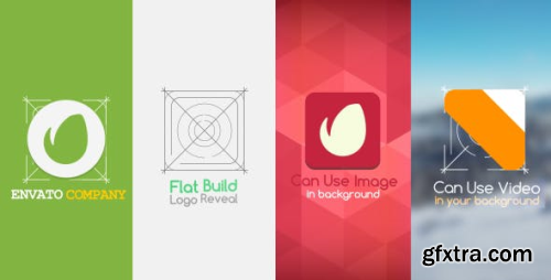 VideoHive Flat Build Logo Reveal 13612627