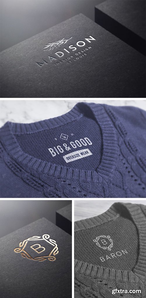 Branding Logo PSD Mockups Set