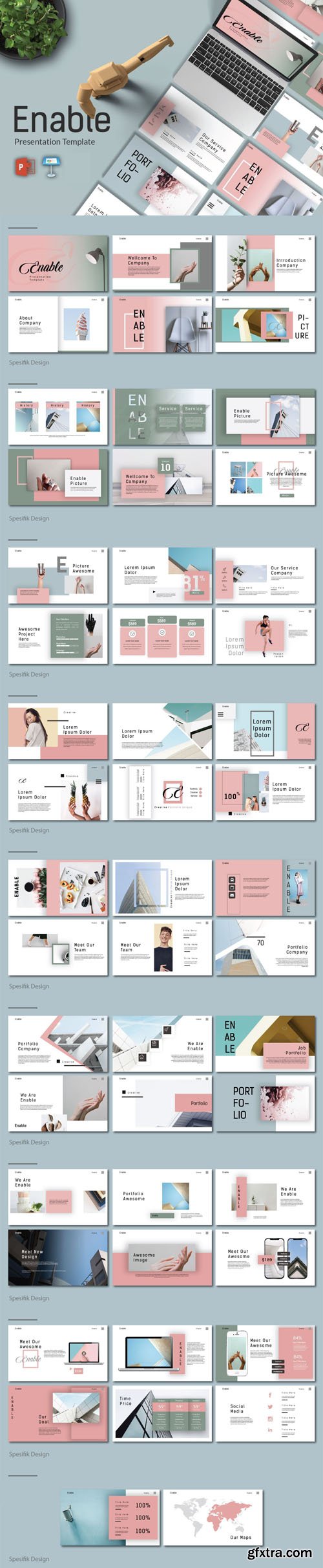 Enable Presentation Template [PPTX/KEY]