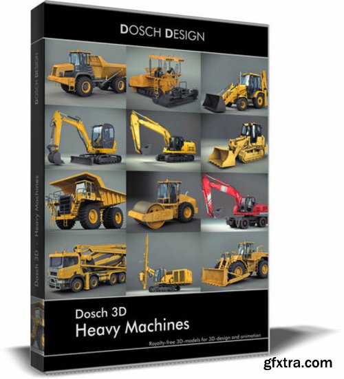 Cgtrader - Dosch 3D - Heavy Machines 3D model