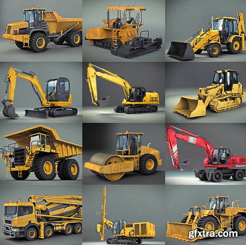 Cgtrader - Dosch 3D - Heavy Machines 3D model