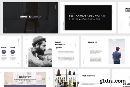 Monte Carlo - Creative Powerpoint and Google Slides Templates