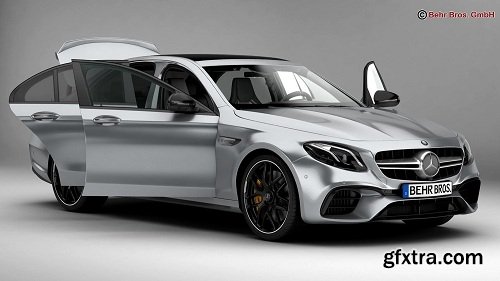 Mercedes AMG E63 S 2018 3d Model