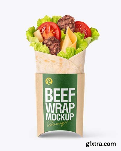 Beef Wrap Mockup