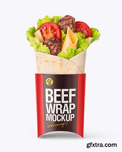 Beef Wrap Mockup