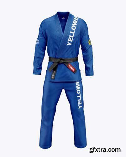 Jiu Jitsu Kimono Mockup (Front View)