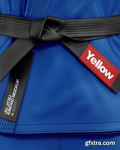 Jiu Jitsu Kimono Mockup (Front View)