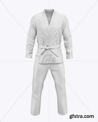 Jiu Jitsu Kimono Mockup (Front View)