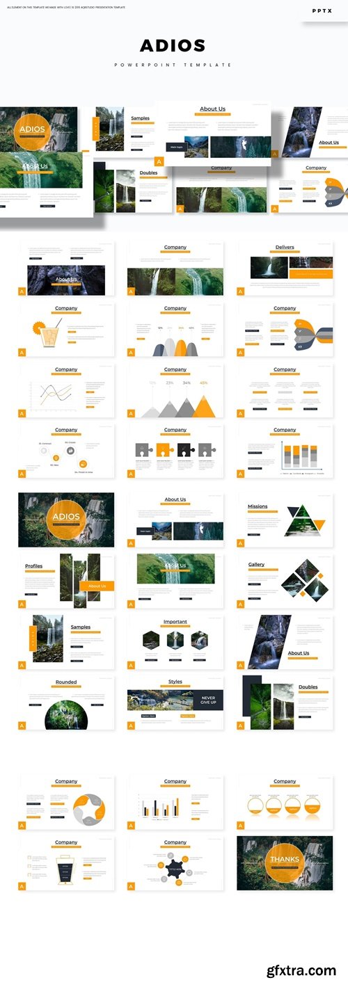 Adios - Powerpoint, Keynote, Google Slides Templates