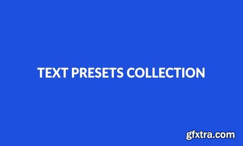 Videohive - 170 Text Presets - 9358175