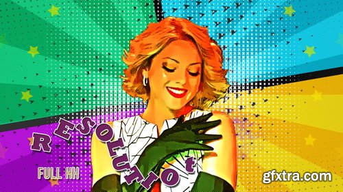 Videohive - Freeze Frame Pop Art Retro Trailer - 23670369