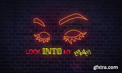 Videohive - Neon Lyrics Template - 23555778