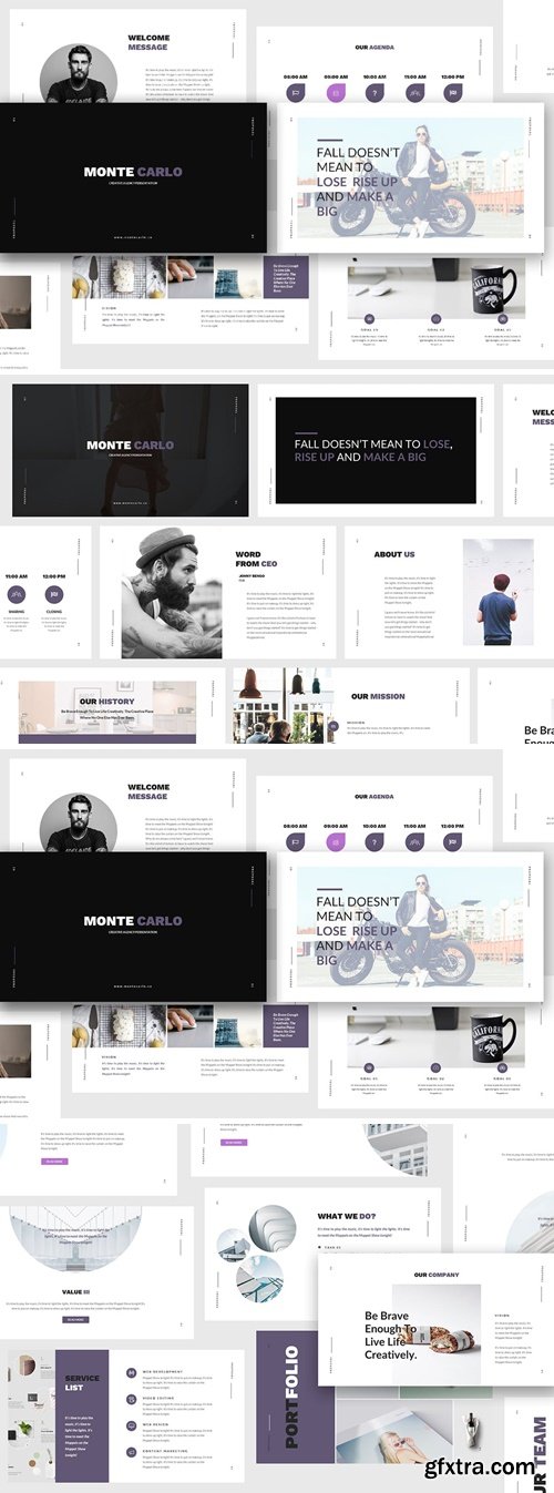 Monte Carlo - Creative Keynote Template