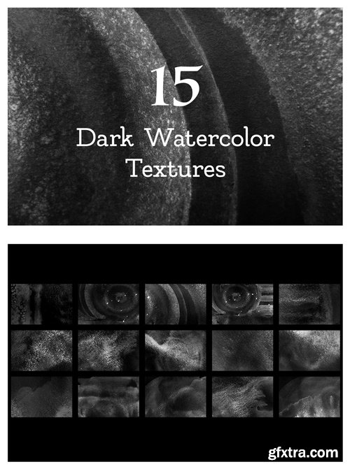 Dark Watercolor Textures (Vol.1)