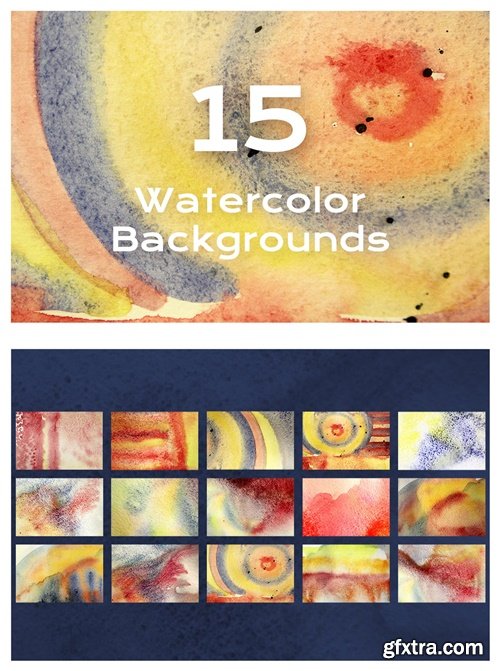 Watercolor Backgrounds (Vol.1)