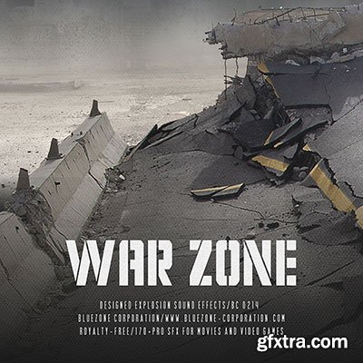 Bluezone Corporation War Zone Designed Explosion Sound Effects WAV AiFF