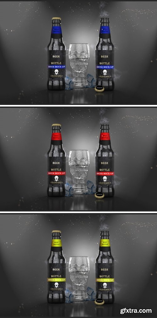 Beer Bottle – PSD Mockup