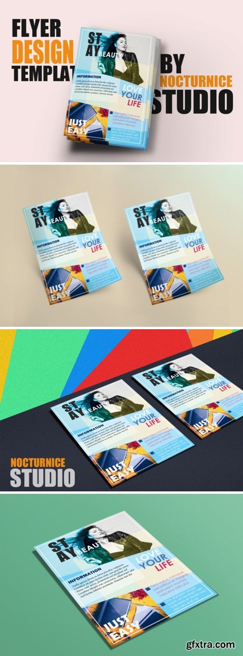 Advertising Flyer Design PSD 1294331