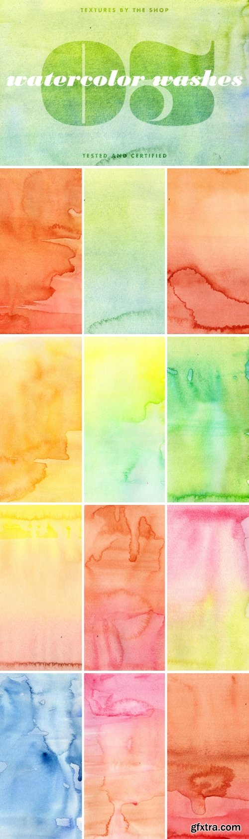 CM - Watercolor washes textures volume 03 227524