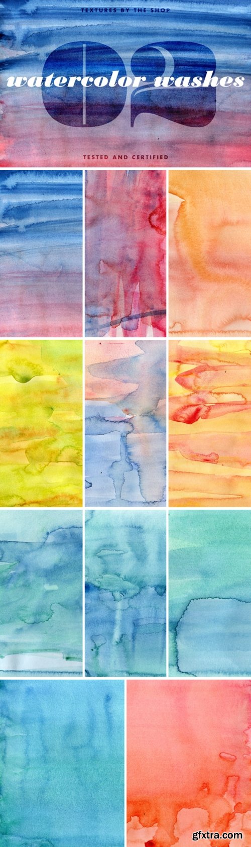 CM - Watercolor washes textures volume 02 227523