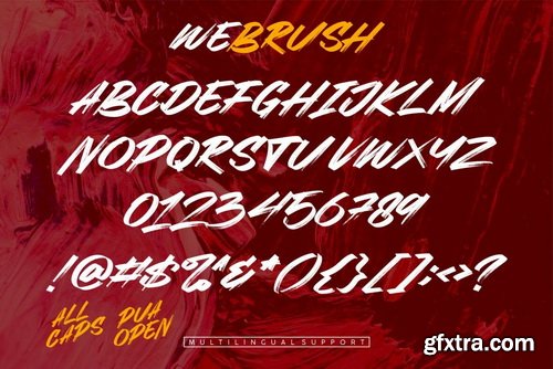 Webrush Font