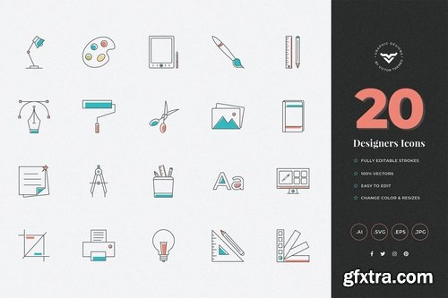 Creative Designers Icons