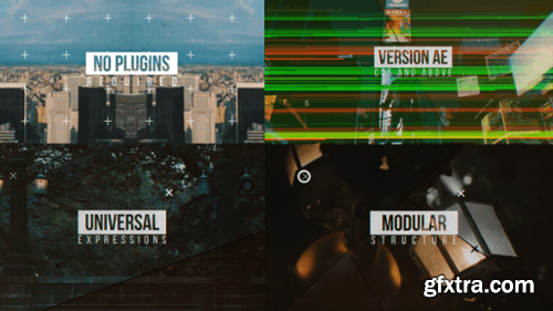 VideoHive Modern Glitch Opener \\\\ Line Slideshow 12050282