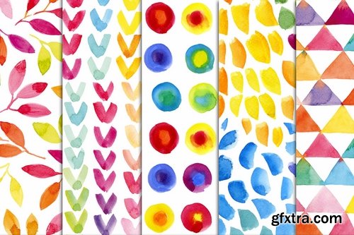 Abstract Watercolor Pattern