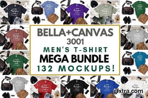 CreativeMarket Ultimate T-Shirt Mockup Mega Bundle 3732431