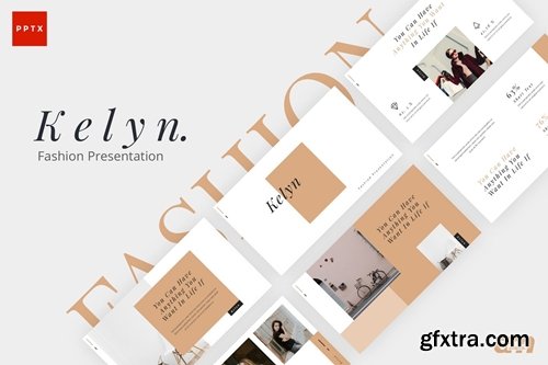 Kelyn Fashion - Powerpoint, Keynote, Google Slides Templates