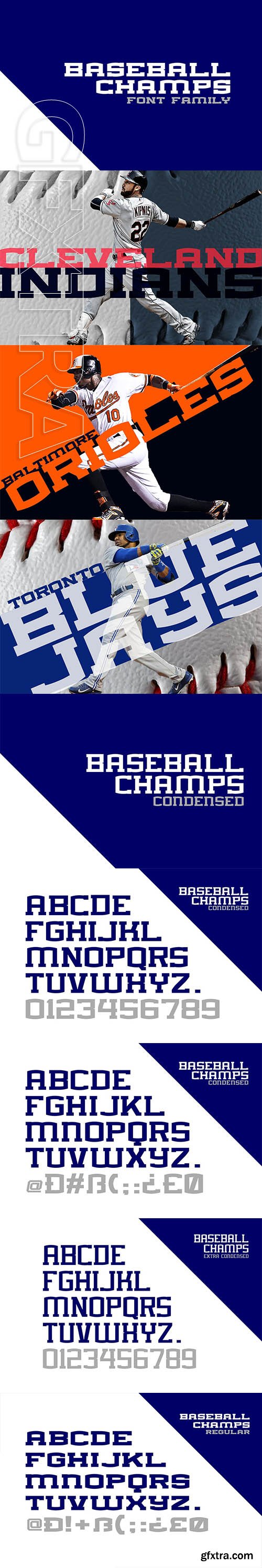 CreativeMarket - BASEBALL CHAMPS FONT FAMILY 3754383