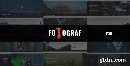 ThemeForest - Fotograph - Portfolio and Photography PSD Template - 16997438