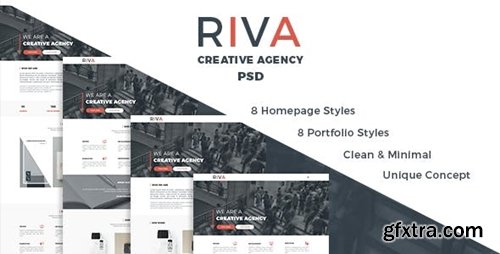 ThemeForest - Riva | Agency and Portfolio PSD Template - 16718479