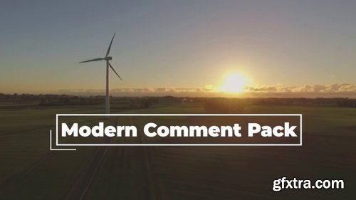 Modern Comment Pack Titles 216948