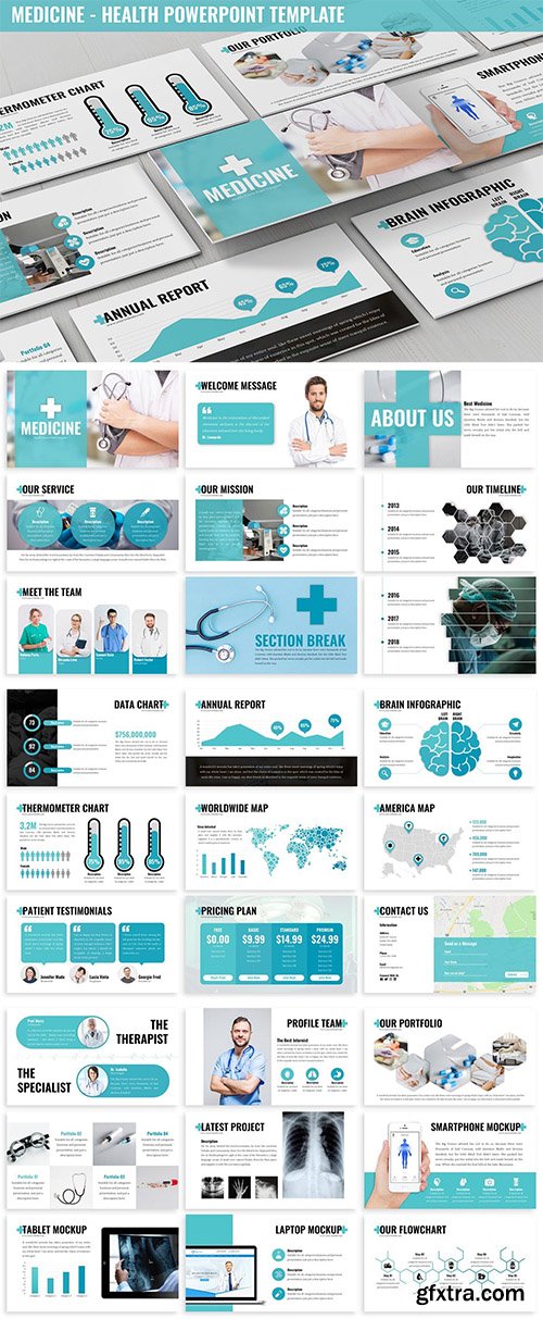 Medicine - Health Powerpoint Template