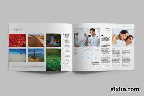 MODERN - Brochure A5 Landscape