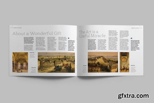 MODERN - Brochure A5 Landscape