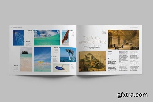 MODERN - Brochure A5 Landscape