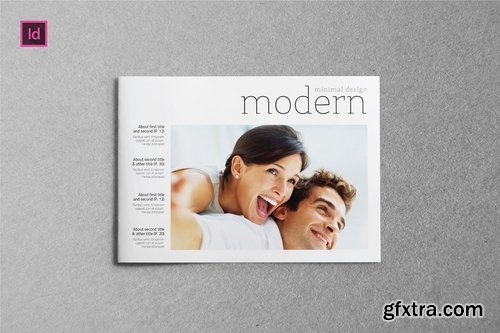 MODERN - Brochure A5 Landscape