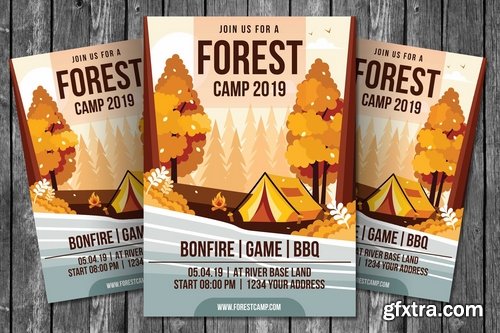 Forest Camp Flyer Template