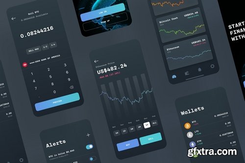 Fintech UI Kit  Dashboard  Analytics  Trading