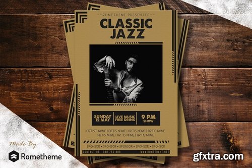 Jazz Music Festival Flyer vol.01