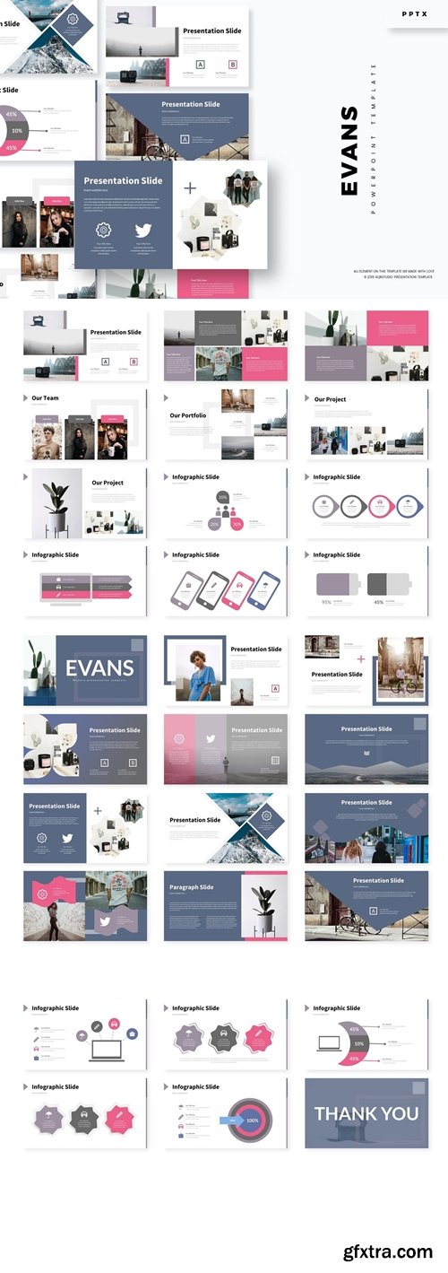 Evans - Powerpoint, Keynote, Google Slides Templates