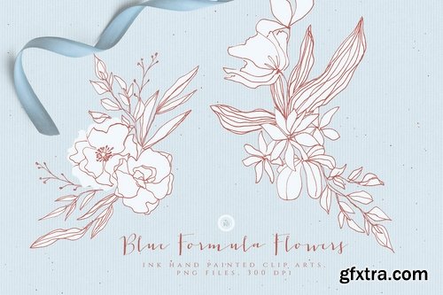 Blue Formula Flowers