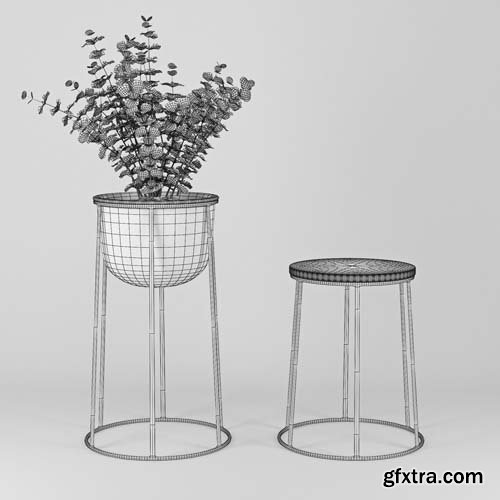 Cgtrader - WIRE POT 3D model