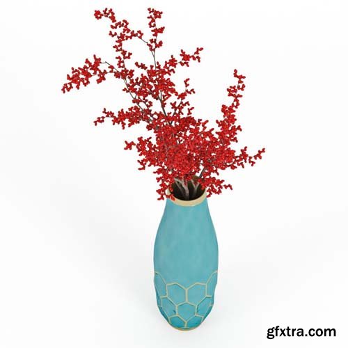 Cgtrader - Berries Hive Vases 3D model