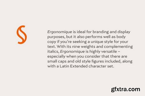 Ergonomique Font Family